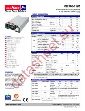 CEF400-112C datasheet  